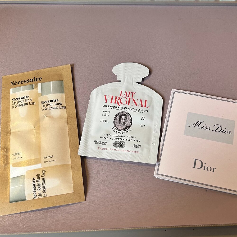 Mixed - Necessaire body wash, Officine Universale Buly Lait Virginal, Miss Dior